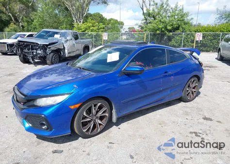 2017 Honda Civic Si z USA, uszkodzony, nr VIN 2HGFC3A5XHH750138